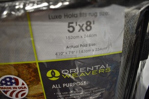 2 NEVER USED! Luxe Hold Reversible Rug Pad Still In Bags! 5'x8'. 2x Your Bid! - Image 3 of 4