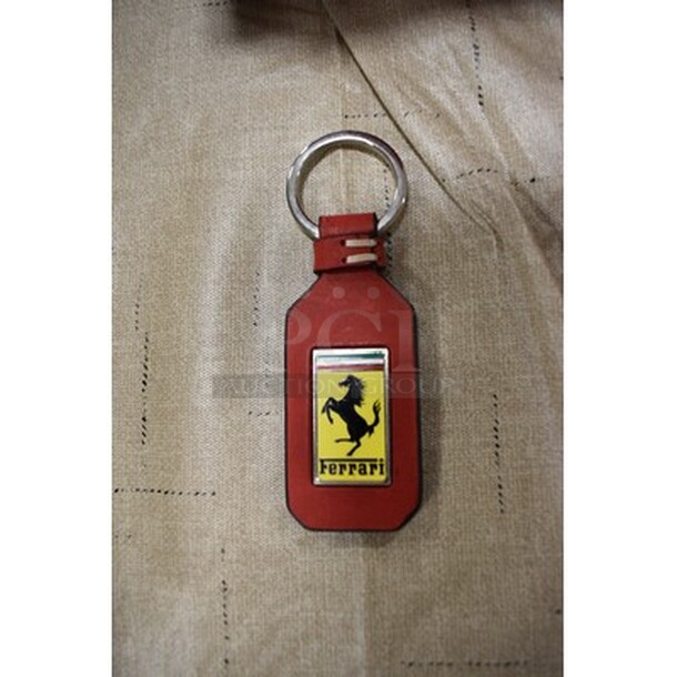 4 Leather OEM Ferrari Key Chains In Original Boxes! 4x Your Bid! - Image 3 of 4