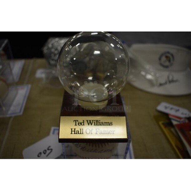 AWESOME! Baseball Autographed By Ted Williams With Extra Baseball Display Case. Comes With COA! - Image 5 of 7