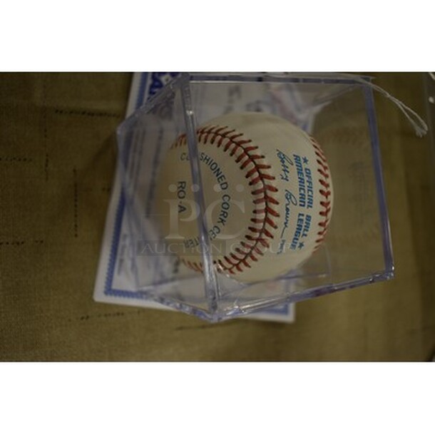 AWESOME! Baseball Autographed By Ted Williams With Extra Baseball Display Case. Comes With COA! - Image 6 of 7