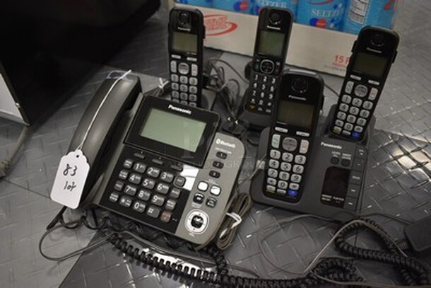 ALL IN ONE MONEY! Lot Of Panasonic Phones! Model KX-TGE230 - Image 2 of 6