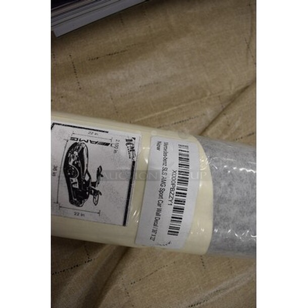 BRAND NEW! Never Opened Mercedes-Benz SLS AMG Sport Car Wall Decal! 36x1x22. - Image 3 of 4