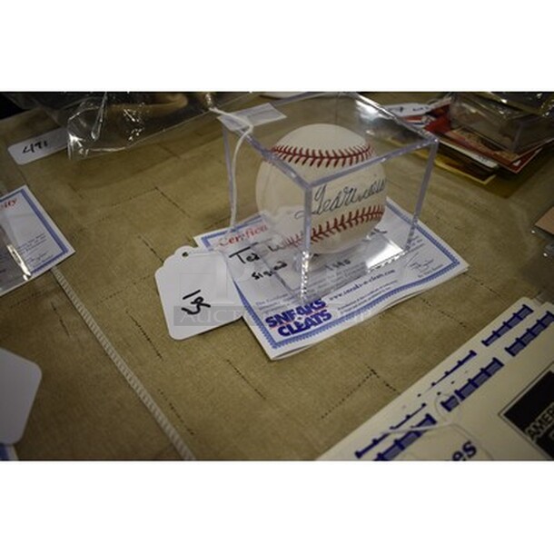 AWESOME! Baseball Autographed By Ted Williams. Comes With Certificate of Authenticity! - Image 3 of 6