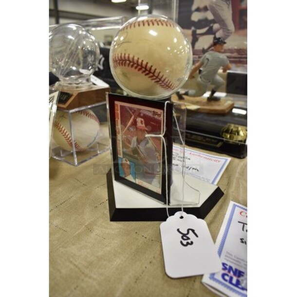 AMAZING! Cal Ripkin Autographed Baseball With Rookie Card. Comes With Certificate Of Authenticity!  - Image 2 of 6