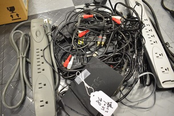 ALL IN ONE MONEY! Lot Including 2 Surge Protectors, Wires, and Cords - Image 4 of 4