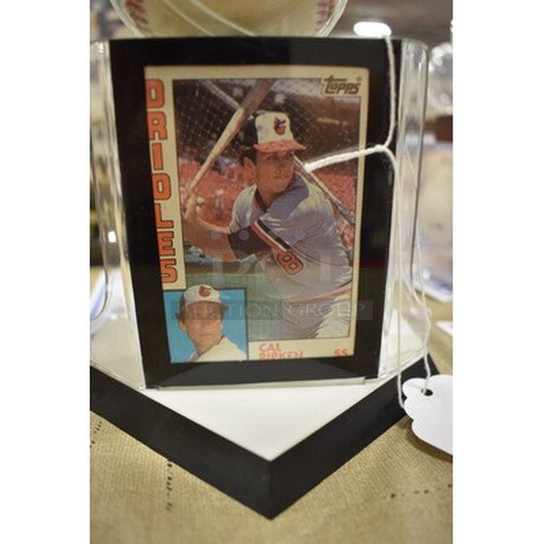 AMAZING! Cal Ripkin Autographed Baseball With Rookie Card. Comes With Certificate Of Authenticity!  - Image 5 of 6