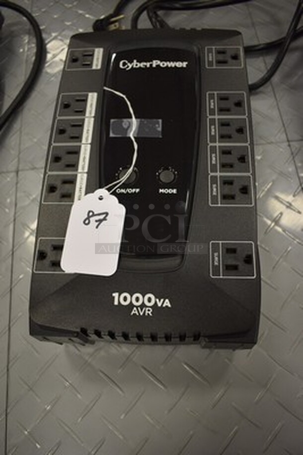 CyberPower 1000VA AVR Surge Protector. 7x12x3