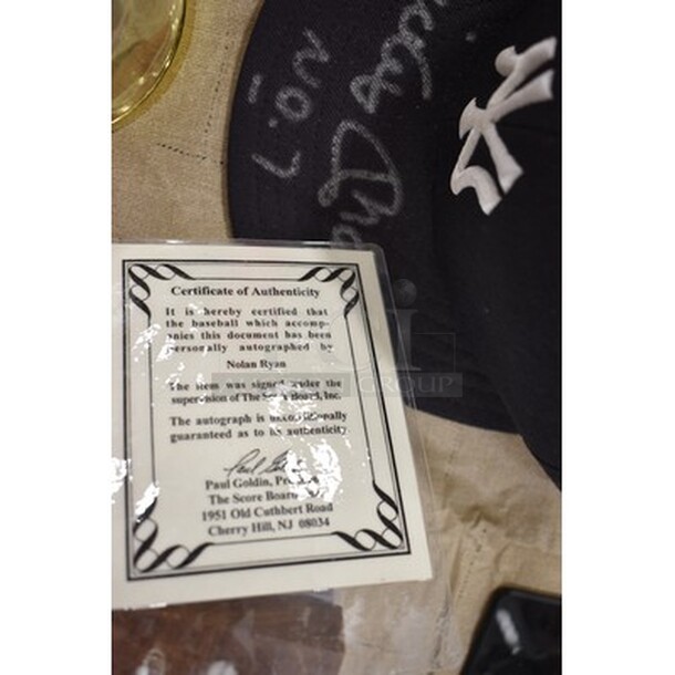 COOL! Nolan Ryan Autographed Baseball With Extra Display Case. Comes With COA! - Image 4 of 6