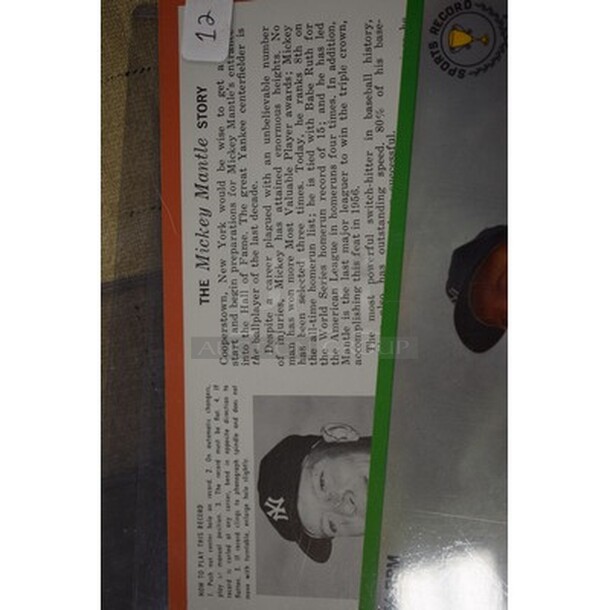 Various Mickey Mantle Memorabilia Including Pamphlet of Mickey Mantle's Holiday Inn Hotel, Pictures, and Various Cards! - Image 8 of 8