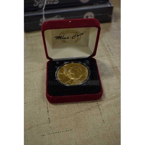 AMAZING! Mint Coin Collection Mickey Mantle Gold Coin