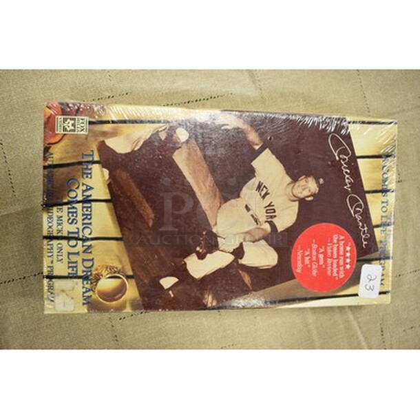 NEVER OPENED! Mickey Mantle VHS The American Dream Comes To Life - Image 1 of 4