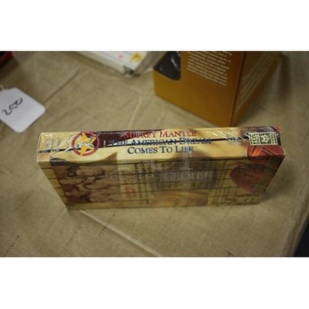 NEVER OPENED! Mickey Mantle VHS The American Dream Comes To Life - Image 3 of 4