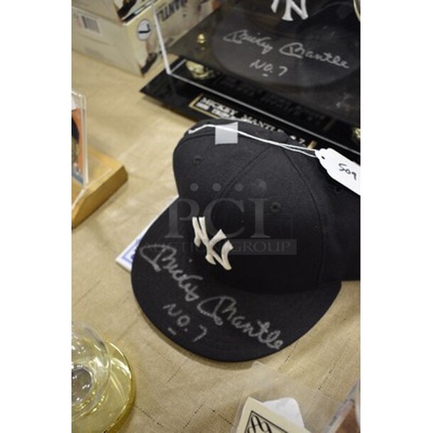 Autographed Mickey Mantle Yankees Hat! Comes With Certificate of Authenticity! 