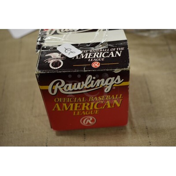 IN ORIGINAL BOX! Rawling Official America League Baseball - Image 1 of 4