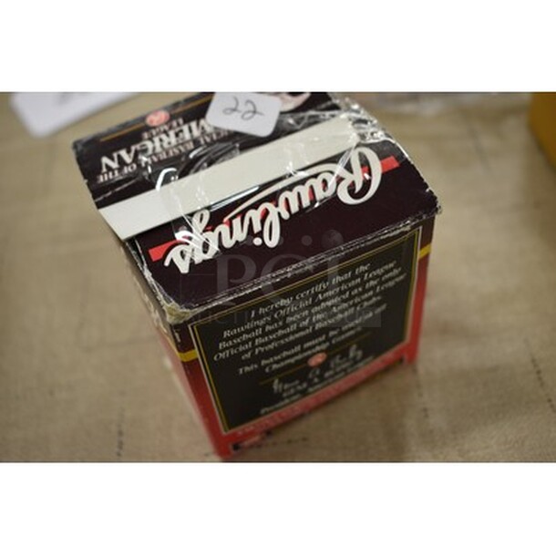 IN ORIGINAL BOX! Rawling Official America League Baseball - Image 3 of 4