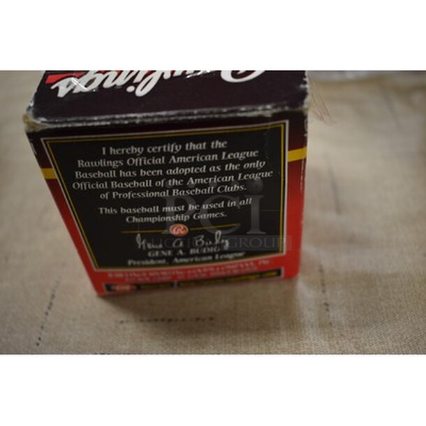 IN ORIGINAL BOX! Rawling Official America League Baseball - Image 4 of 4
