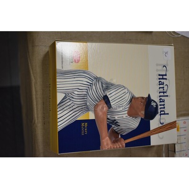 STILL IN BOX! Hartland Mickey Mantle Collectible Figurine! - Image 1 of 4