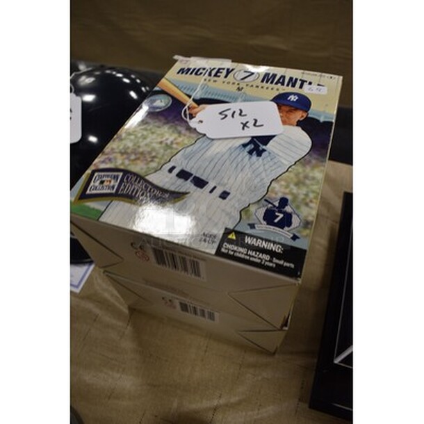 2 BRAND NEW IN BOX! Cooperstown Collection Collector's Edition Mickey Mantle Figurines! 2x Your Bid! - Image 2 of 6