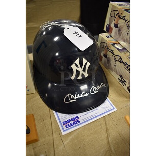 Autographed Mickey Mantle New York Yankees Hat. Comes With Certificate Of Authenticity!  - Image 2 of 5