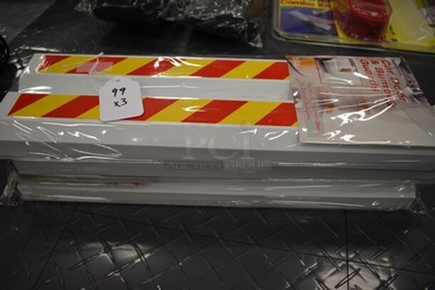 3 NEVER USED! Park Right Car Door and Bumper Guards. 18x6x1.5 3x Your Bid!