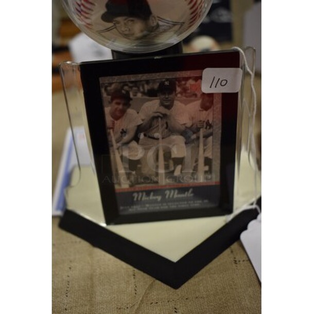 Autographed Mickey Mantle Baseball With Trading Card! Comes With Certificate of Authenticity! - Image 4 of 7