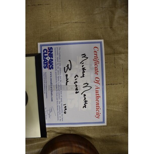 Autographed Mickey Mantle Baseball With Trading Card! Comes With Certificate of Authenticity! - Image 6 of 7