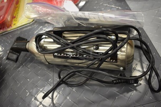 ALL IN ONE MONEY! Including Metropolitan Hand Held Model VM500 500 Watt Vacuum Cleaner. Tested and Working! - Image 1 of 6