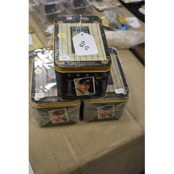 3 Still In Original Box! Mickey Mantle Metal Trading Cards. 3x Your Bid! - Image 1 of 6