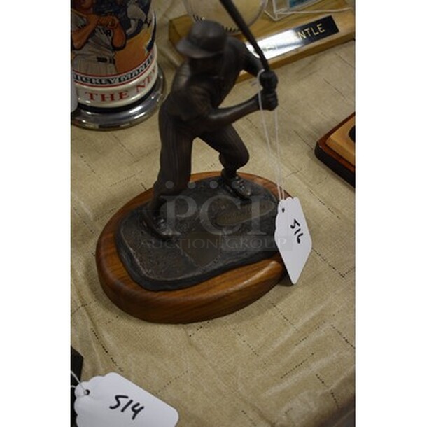Hartland Collectibles, LLC Metal Mickey Mantle Figurine. 94/250 - Image 4 of 6