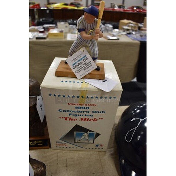 1st Sports Impression Collector's Club Mickey Mantle Figurine With Original Box! Released in 1990.