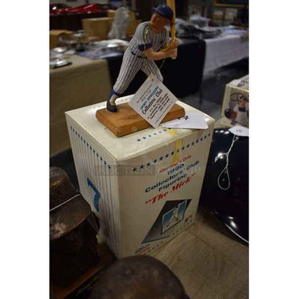 1st Sports Impression Collector's Club Mickey Mantle Figurine With Original Box! Released in 1990. - Image 3 of 6
