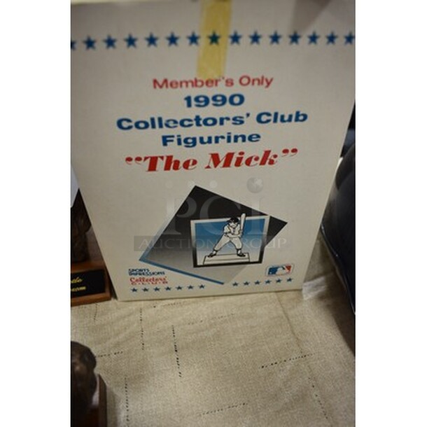 1st Sports Impression Collector's Club Mickey Mantle Figurine With Original Box! Released in 1990. - Image 4 of 6