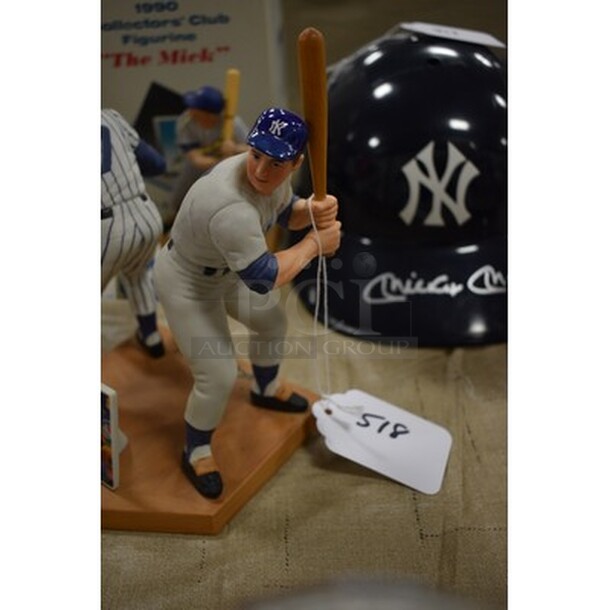 1990 Sports Impressions Special Commemorative "The Greatest Switch Hitter" Mickey Mantle Figurine With Signature! 1854/2401 - Image 5 of 8