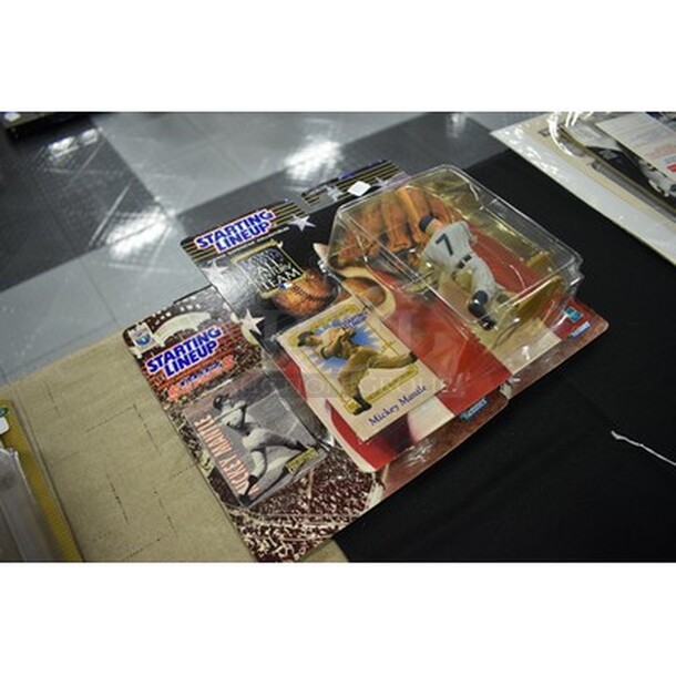 3 NEVER OPENED! Starting Line Up Mickey Mantle Figurines! 3x Your Bid! - Image 2 of 4