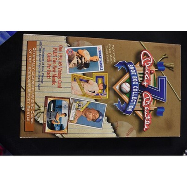 Mickey Mantle Shoe Box Collection Officially Licensed Trading Cards! - Image 1 of 3