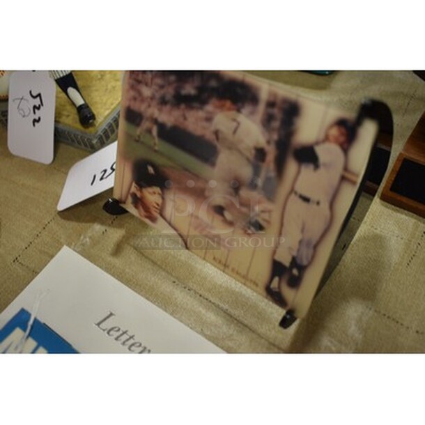 Mickey Mantle Holographic Card On Tilting Stand - Image 2 of 5