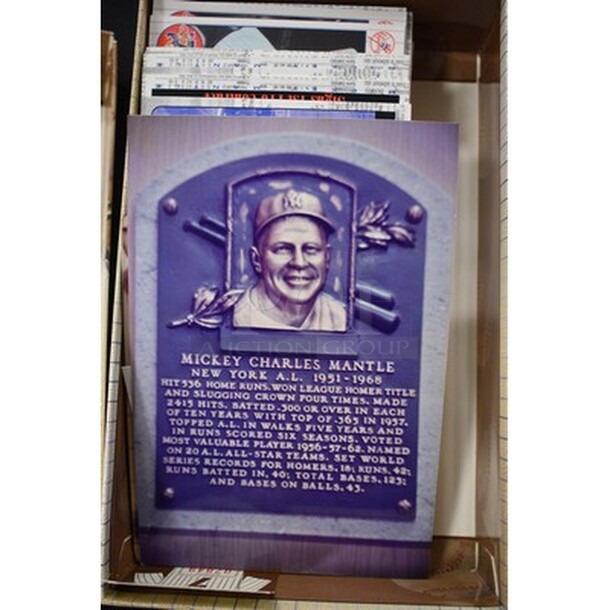 Mickey Mantle Shoe Box Collection Officially Licensed Trading Cards! - Image 2 of 3