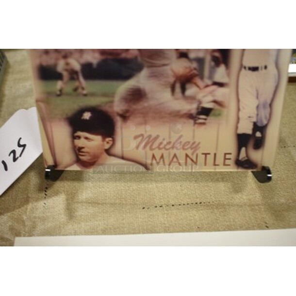 Mickey Mantle Holographic Card On Tilting Stand - Image 4 of 5