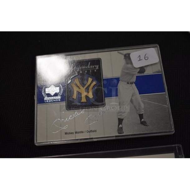 ALL IN ONE MONEY! Lot Of Collectible Mickey Mantle Memorabilia Including Cards and Pin! - Image 4 of 6