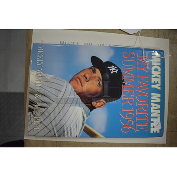 AUTOGRAPHED! Mickey Mantle My Favorite Summer 1956 Book. Comes With Certificate of Authenticity!  - Image 1 of 5
