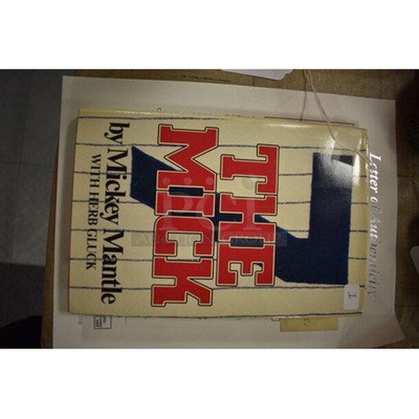 AUTOGRAPHED! The Mick Book by Mickey Mantle. Comes With Certificate Of Authenticity!  - Image 1 of 4