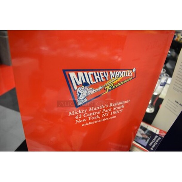 Various Memorabilia From Mickey Mantle's Restaurants Including Menus, Napkins, and Pamphlets. All In One Money! - Image 7 of 8