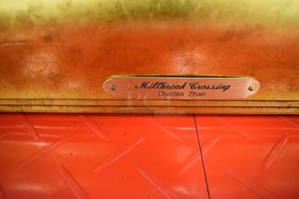 AMAZING! Millbrook Crossing Autographed Oil Painting By Charles Zhan From Art Dealer Ed Mero! 40x2x31 - Image 4 of 6