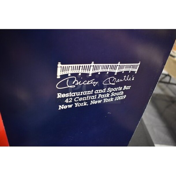 Various Memorabilia From Mickey Mantle's Restaurants Including Menus, Napkins, and Pamphlets. All In One Money! - Image 8 of 8