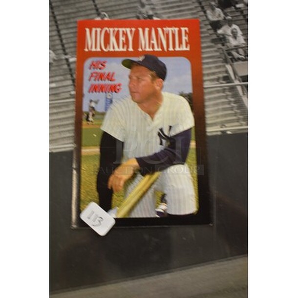 ALL IN ONE MONEY. Lot Of Mickey Mantle Posters Including Autographed Poster with COA. Big Poster 20.5x1x16.5 - Image 3 of 7