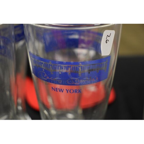 4 Glasses From Mickey Mantle's Restaurant. 4x Your Bid! - Image 4 of 4
