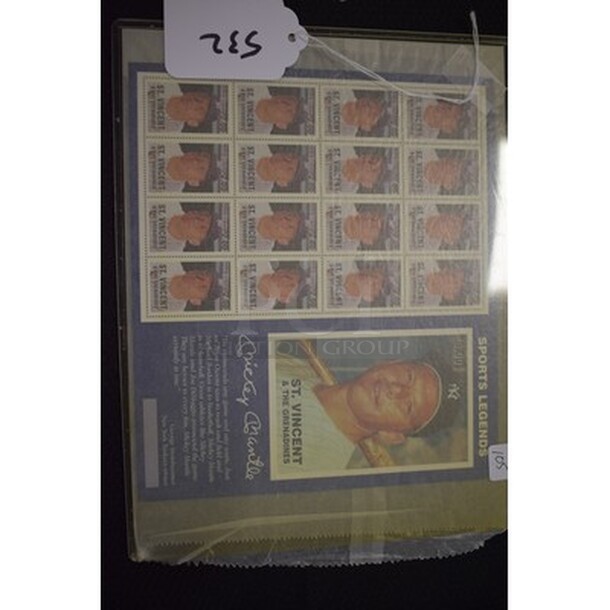Mickey Mantle Trading Card Proof - Image 1 of 2
