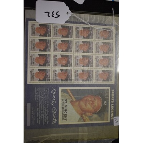 Mickey Mantle Trading Card Proof - Image 2 of 2