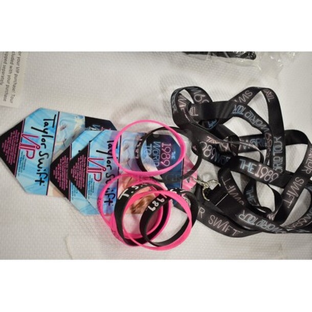 Lot Of Taylor Swift The 1989 World Tour Lanyards and Bracelets! - Image 1 of 4