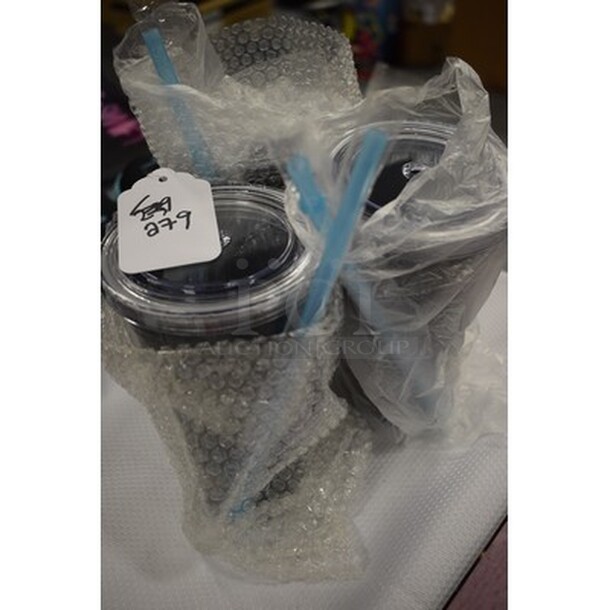 3 Taylor Swift The 1989 World Tour Tumblers With Straws! 3x Your Bid! - Image 2 of 4